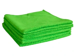 PrestiAgri Mikrovláknová utěrka – 40×40 cm – zelená - sada 5 ks